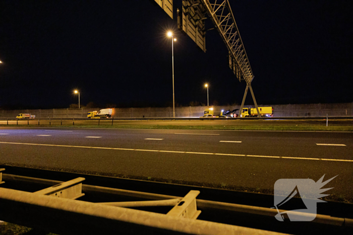 Meerdere voertuigen betrokken bij ongeval op snelweg