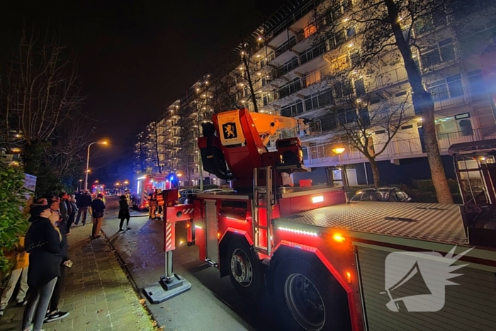 Uitslaande brand in flatwoning