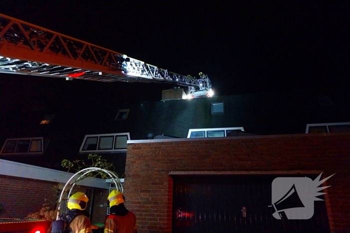 Brandweer ingezet voor brand in schoorsteen