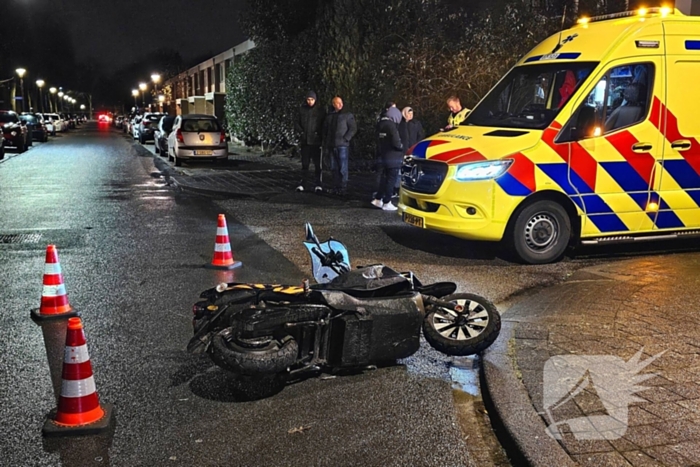 Opnieuw ongeval met scooterrijder