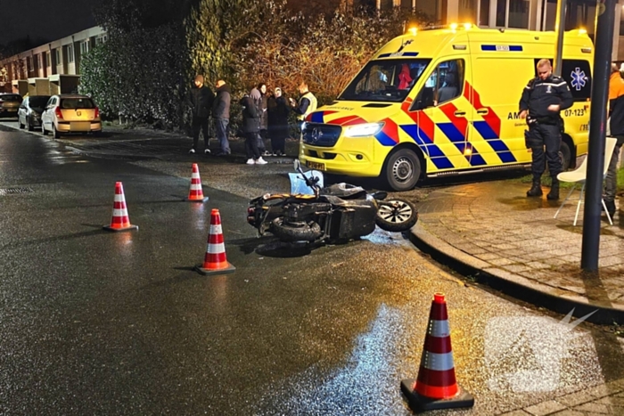 Opnieuw ongeval met scooterrijder