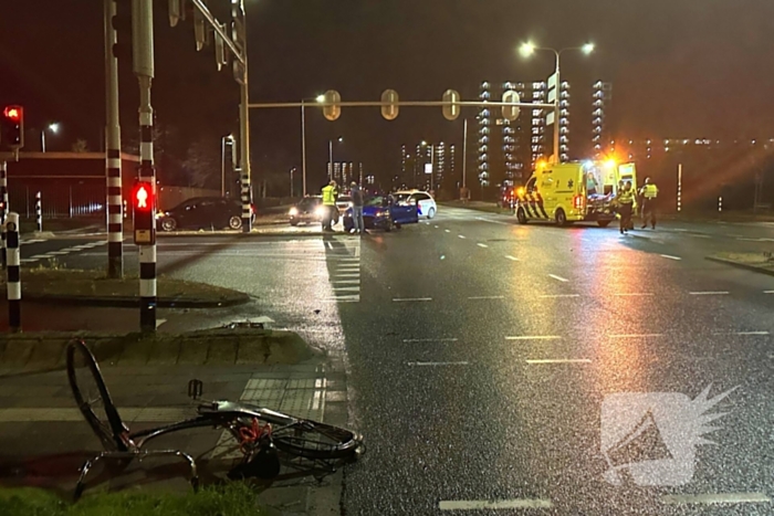 Fietser gewond bij aanrijding met auto