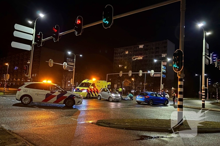 Fietser gewond bij aanrijding met auto