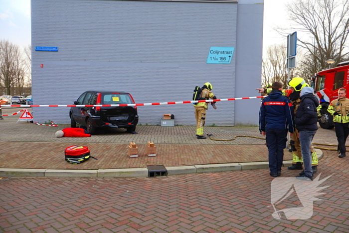 Grote belangstelling bij oefening