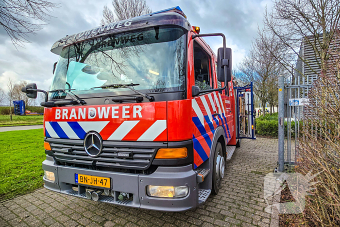 Brandweer ingezet voor brand in bedrijf