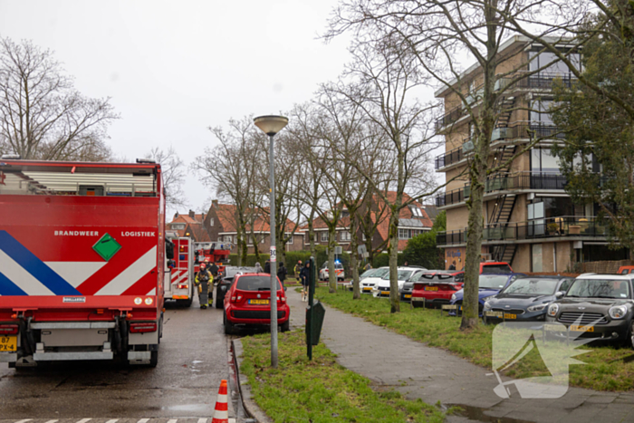 Brand in wooncentrum snel onder controle