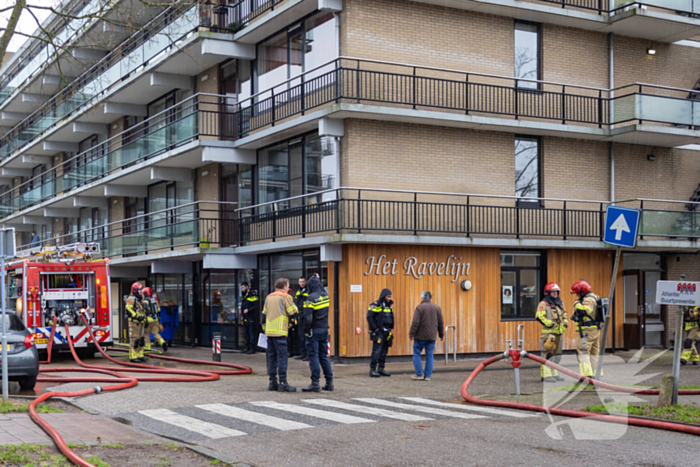 Brand in wooncentrum snel onder controle