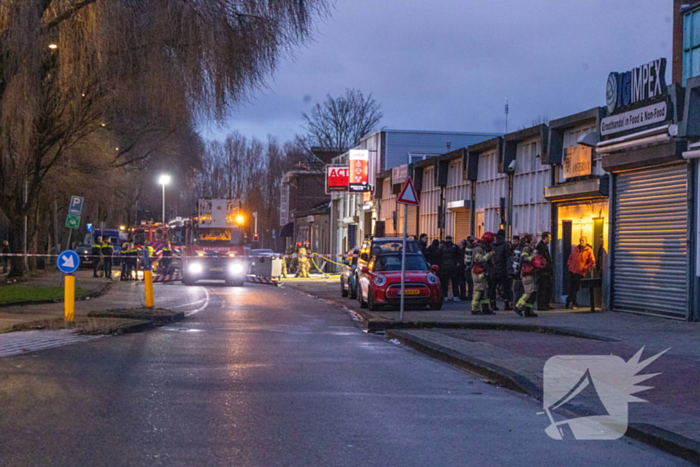 Brand in meterkast van bedrijf