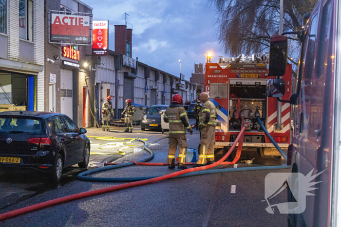 Brand in meterkast van bedrijf