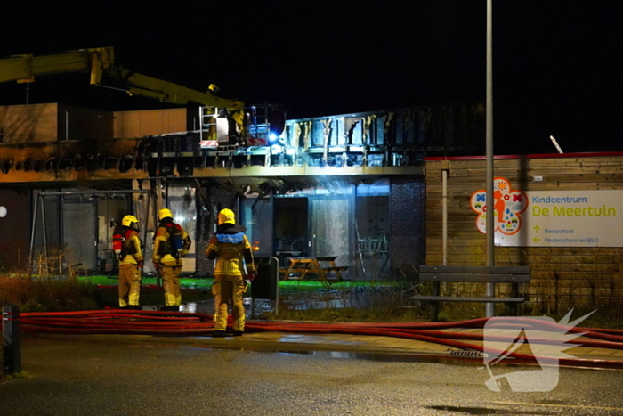 Brand in basisschool De Meertuin