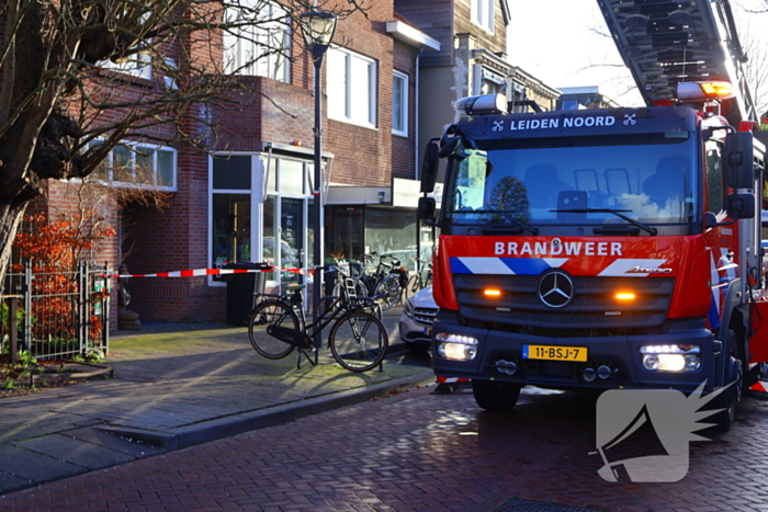 Losse daklijst snel hersteld door brandweer