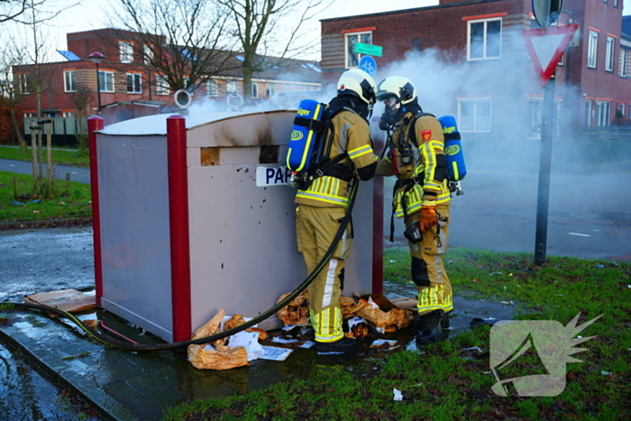 Jaarlijks terugkerende containerbrand blijft probleem in Nieuwland