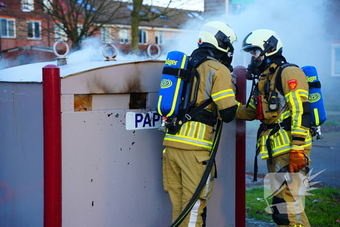 Jaarlijks terugkerende containerbrand blijft probleem in Nieuwland