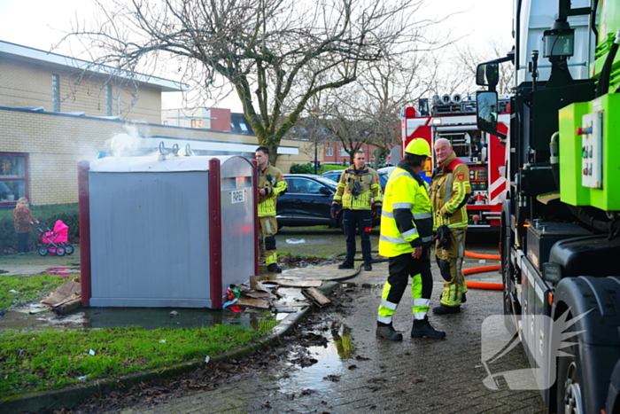 Jaarlijks terugkerende containerbrand blijft probleem in Nieuwland