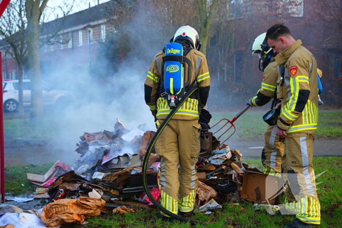 Jaarlijks terugkerende containerbrand blijft probleem in Nieuwland