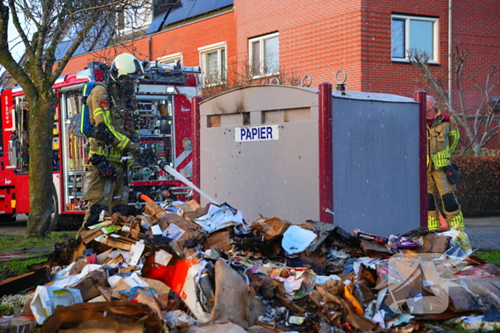 Jaarlijks terugkerende containerbrand blijft probleem in Nieuwland