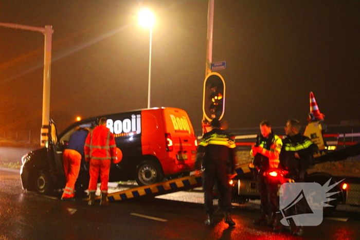 Flinke schade bij frontale aanrijding