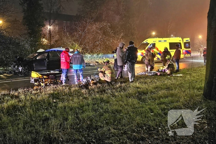 Meerdere gewonden bij aanrijding tussen twee voertuigen