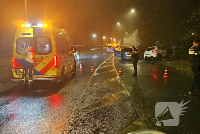 Meerdere gewonden bij aanrijding tussen twee voertuigen