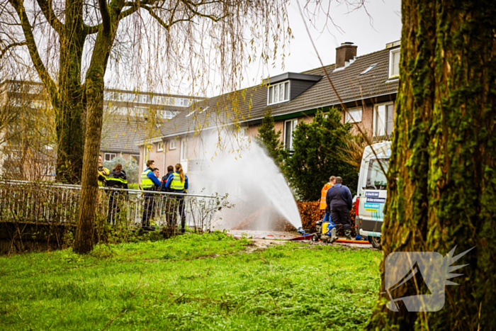 Huis uit op 1e kerstdag vanwege gas- en waterlekkage