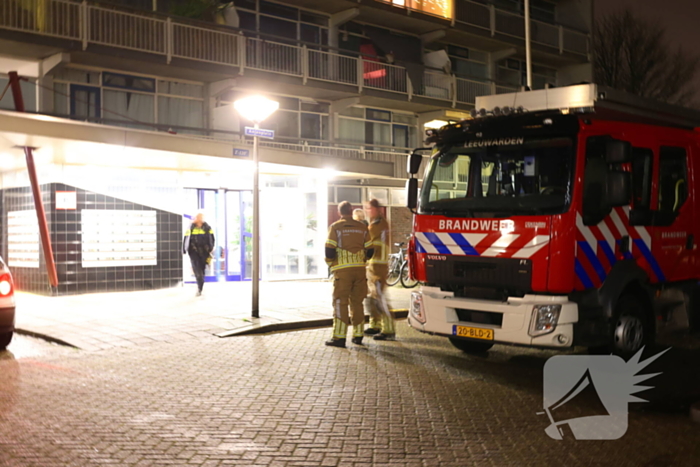 Brandweer ingezet voor melding gaslucht