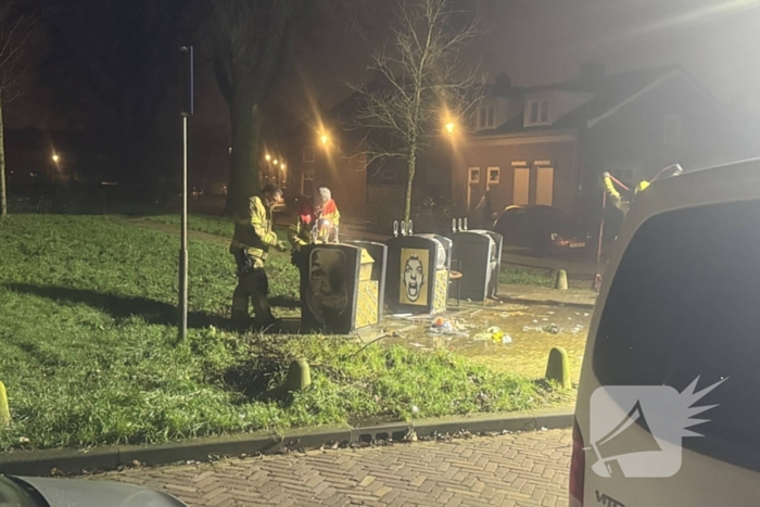 Brand in ondergrondse vuilcontainer gedoofd