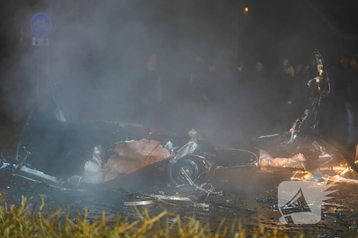 Opnieuw caravan in brand gestoken