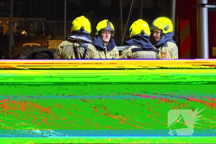 Veel rook bij brand op boot