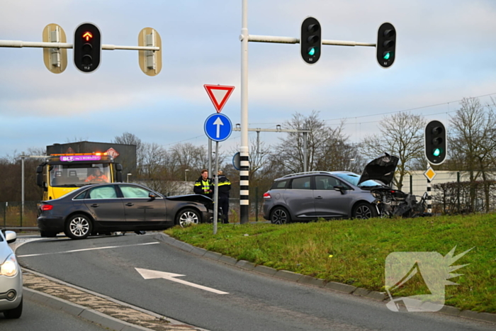 Frontale botsing loopt met een sisser af