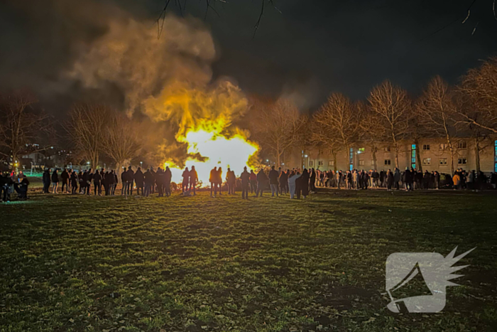 Vreugdevuur vanavond al ontstoken