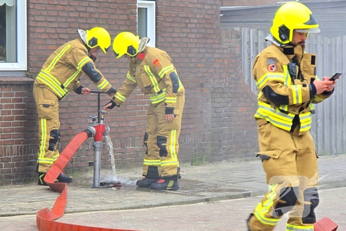 Veel rook bij brand in ondergrondse container