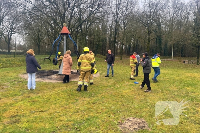 Brandstichting in speeltuin