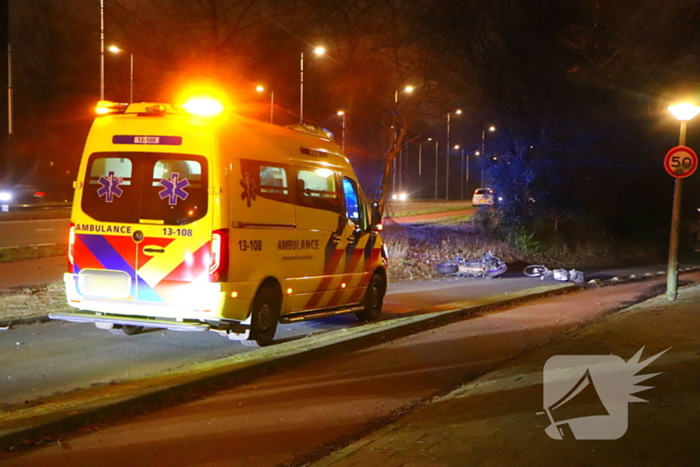 Ernstig ongeval tussen motorrijder en fietser