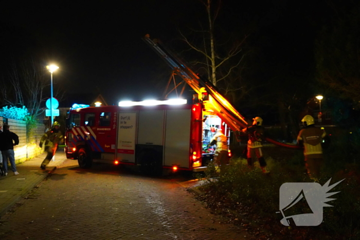 Ontruiming wegens uitslaande brand