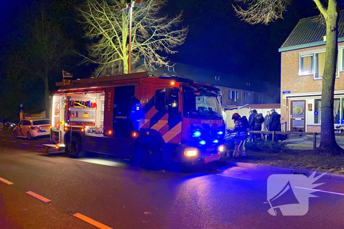 Schuur door brand verwoest