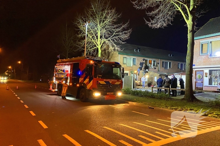 Schuur door brand verwoest