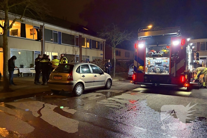 Brand in bosschage dichtbij woning