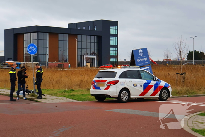 Fietser geschept door automobilist