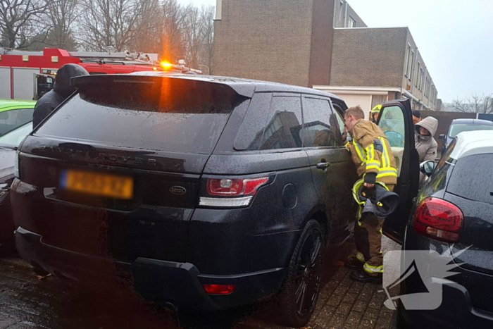 Kinderen opgesloten in auto