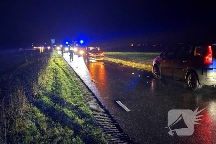 Fietser gewond bij botsing met auto