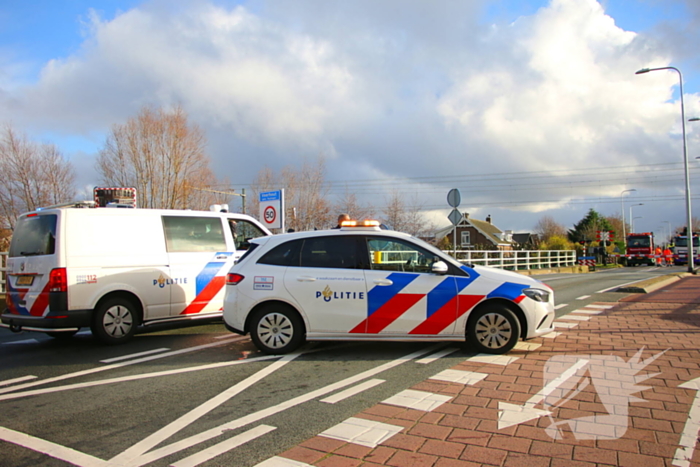 Ernstige aanrijding op spoorwegovergang