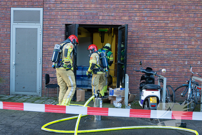 Zwembad ontruimd om sterke chloorlucht