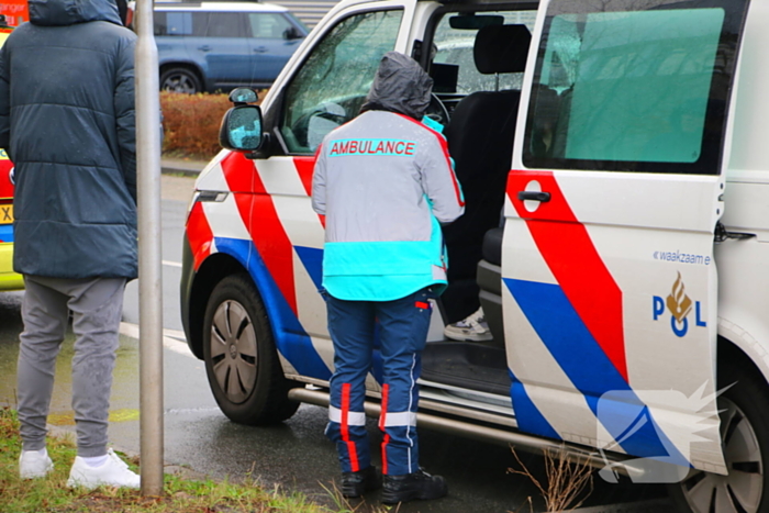 Personenwagen en bakfiets betrokken bij ongeval