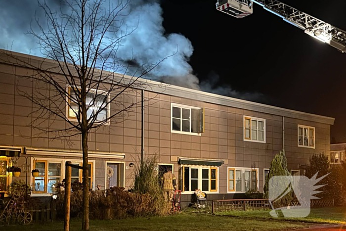 Flinke schade en woning vol rook door brand