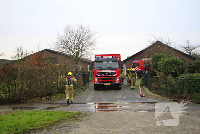 Grote brand in stal