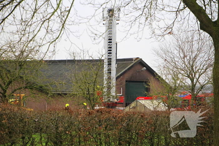 Grote brand in stal