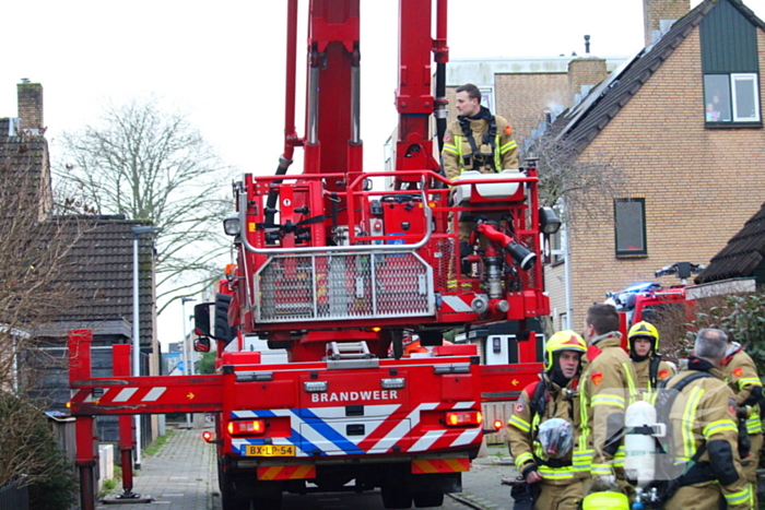 Brand in dak blijkt condensvorming