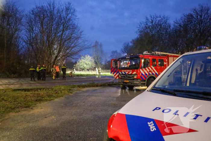 Brandmelding bij onderkomen dakloze