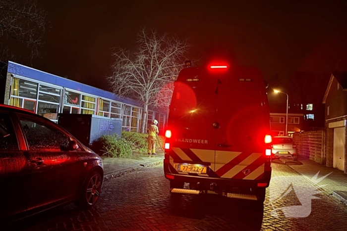 Kerstboom in brand snel geblust