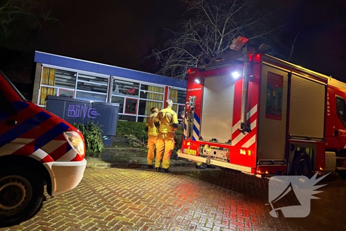 Kerstboom in brand snel geblust